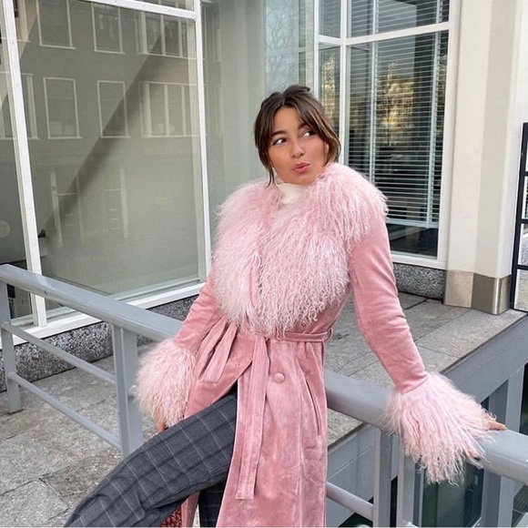 charlotte simone pink penny coat - Picture 4 of 7